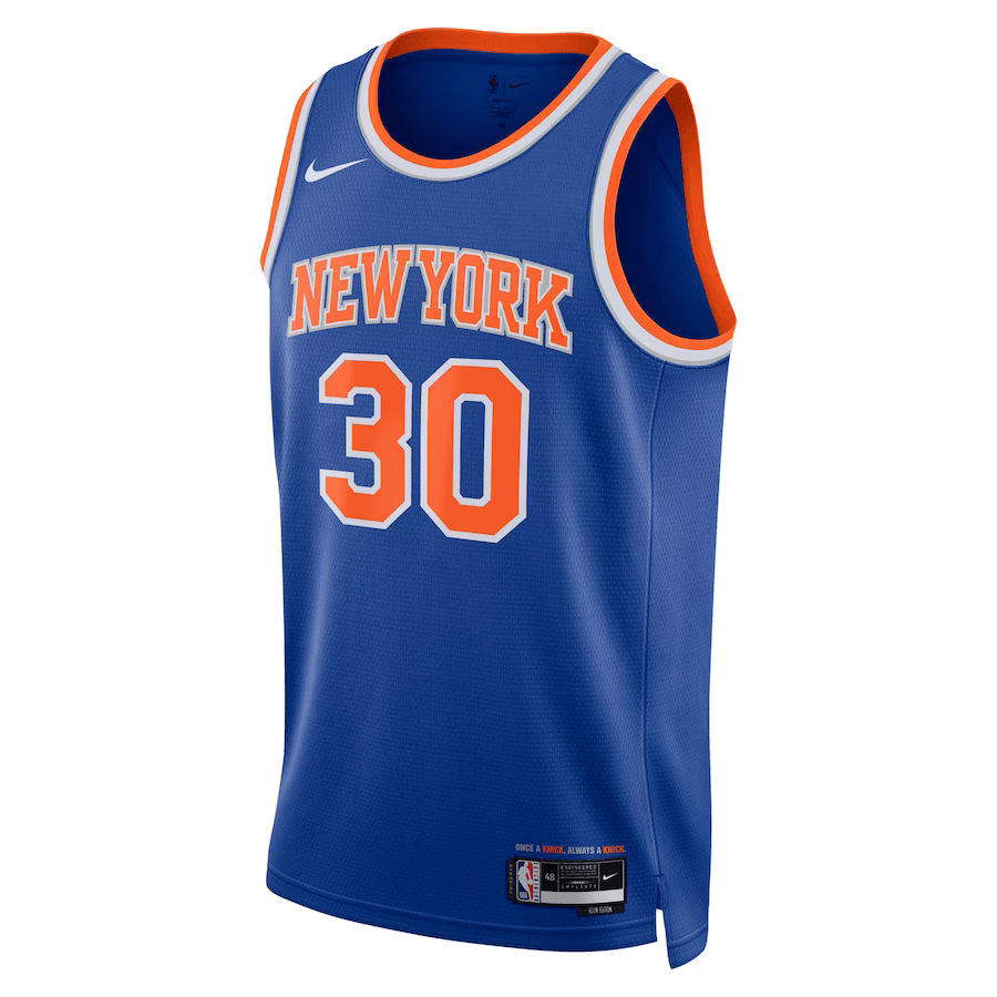 New York Knicks Blank Blue Revolution 30 NBA Jerseys Cheap